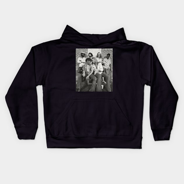 Allman Brothers / Vintage Photo Style Kids Hoodie by Mieren Artwork 